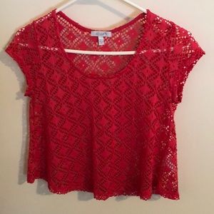 Knit crop top